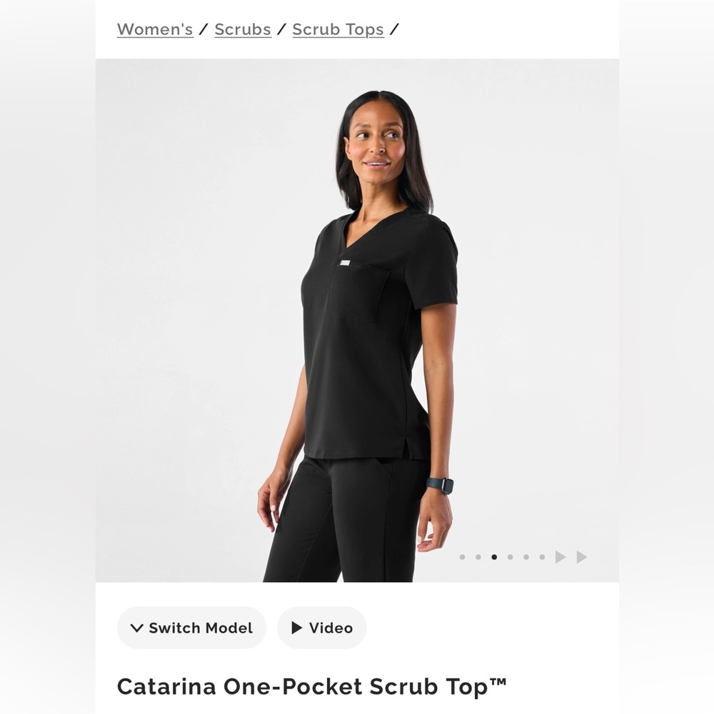 Figs Catarina Scrub Top